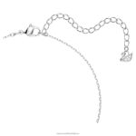okrúhly prívesok z kameňa pochodové, modré, rhodiované B8ZNT299 Swarovski šperky - Image 3