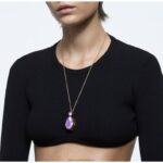 orbita náhrdelník drop cut, viacfarebné, pozlátené B8ZNT56 Swarovski šperky - Image 2