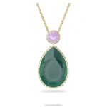 orbita náhrdelník drop cut, viacfarebné, pozlátené B8ZNT56 Swarovski šperky