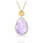 orbita náhrdelník drop cut, viacfarebné, pozlátené B8ZNT56 Swarovski šperky - Image 4