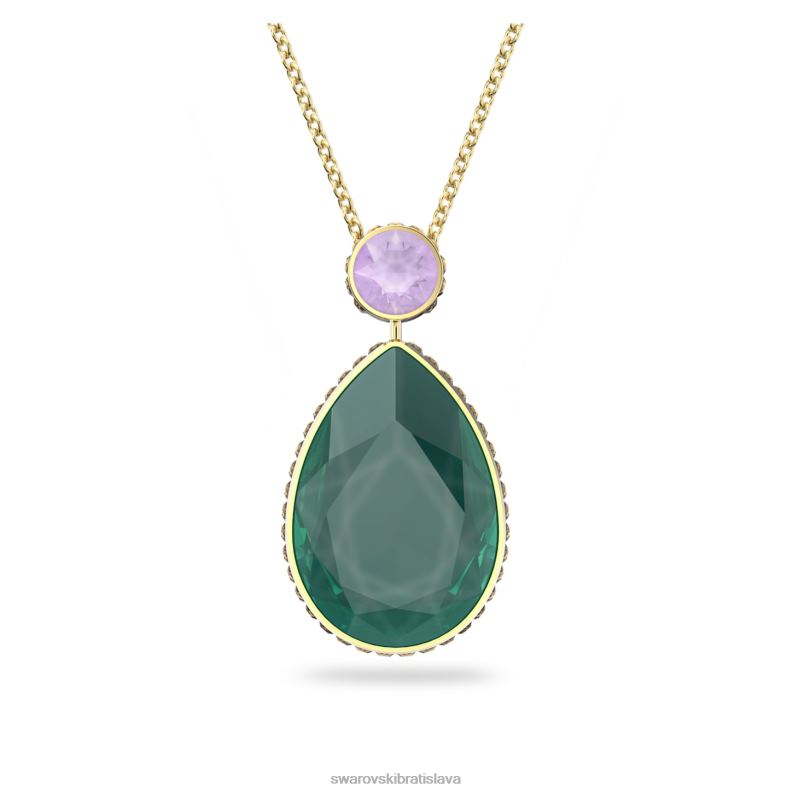 orbita_nahrdelnik_drop_cut_viacfarebne_pozlatene_b8znt56_swarovski_sperky.jpg orbita náhrdelník drop cut, viacfarebné, pozlátené B8ZNT56 Swarovski šperky - Image 1