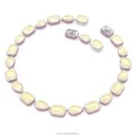 orbita náhrdelník magnetické zatváranie, zmiešané strihy, viacfarebné, rhodiované B8ZNT90 Swarovski šperky - Image 3