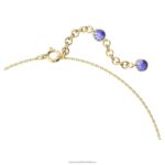 orbita náhrdelník osemhranný výbrus, viacfarebný, pozlátený B8ZNT94 Swarovski šperky - Image 3