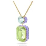 orbita náhrdelník osemhranný výbrus, viacfarebný, pozlátený B8ZNT94 Swarovski šperky - Image 4