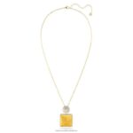 orbita náhrdelník štvorcový strih, viacfarebný, pozlátený B8ZNT125 Swarovski šperky - Image 3