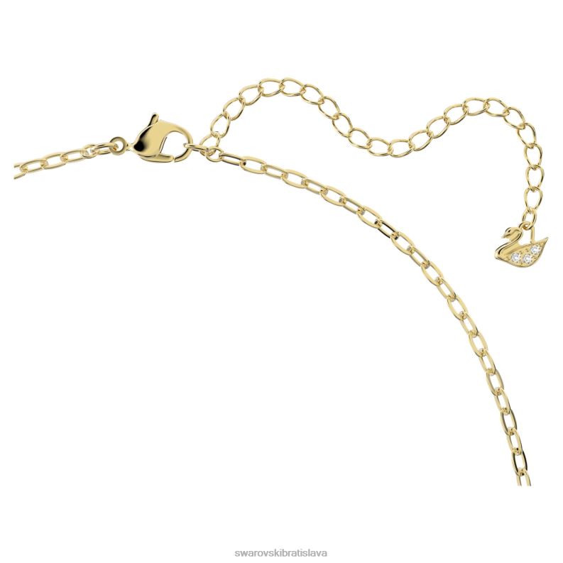 orbita náhrdelník štvorcový strih, viacfarebný, pozlátený B8ZNT125 Swarovski šperky - Image 4