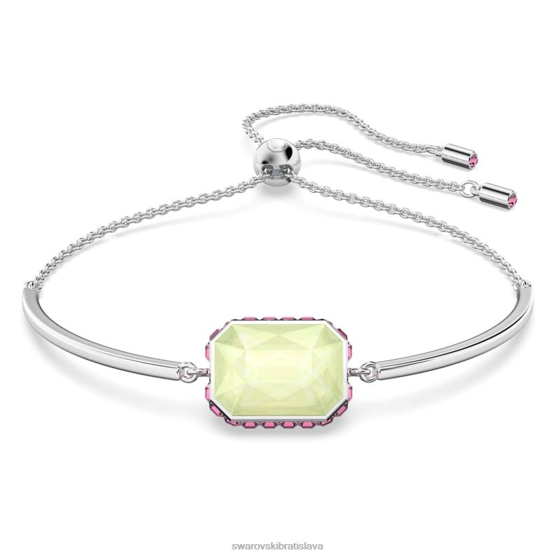 orbita_naramok_osemhranny_vybrus_viacfarebny_rhodiovany_b8znt502_swarovski_sperky.jpg orbita náramok osemhranný výbrus, viacfarebný, rhodiovaný B8ZNT502 Swarovski šperky - Image 1