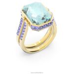 orbitálny krúžok osemhranný výbrus, viacfarebný, pozlátený B8ZNT1083 Swarovski šperky - Image 3