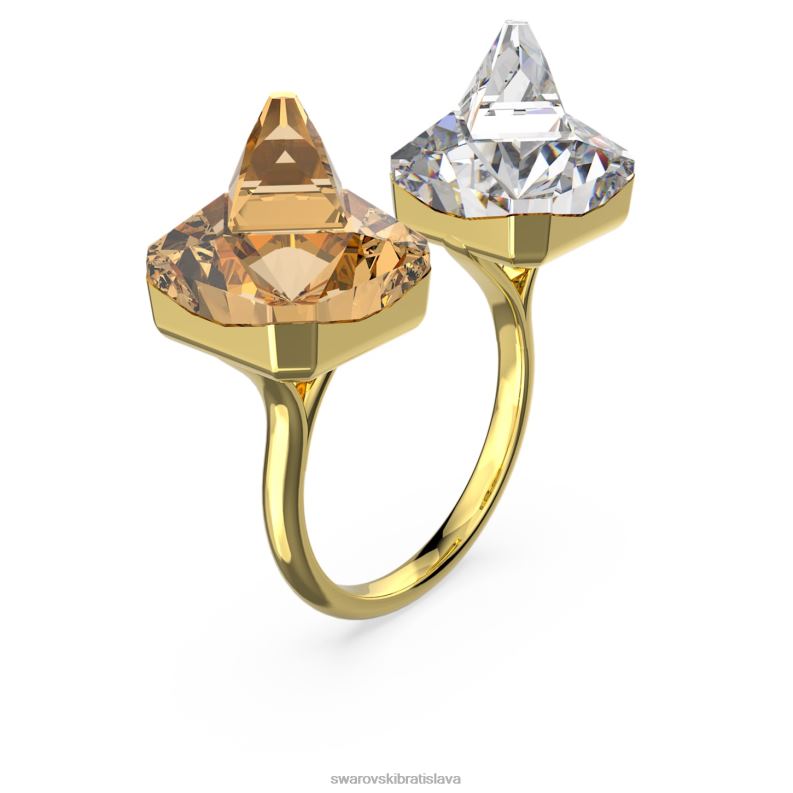 ortyx otvorený krúžok pyramídový výbrus, žltý, pozlátený B8ZNT1065 Swarovski šperky - Image 3