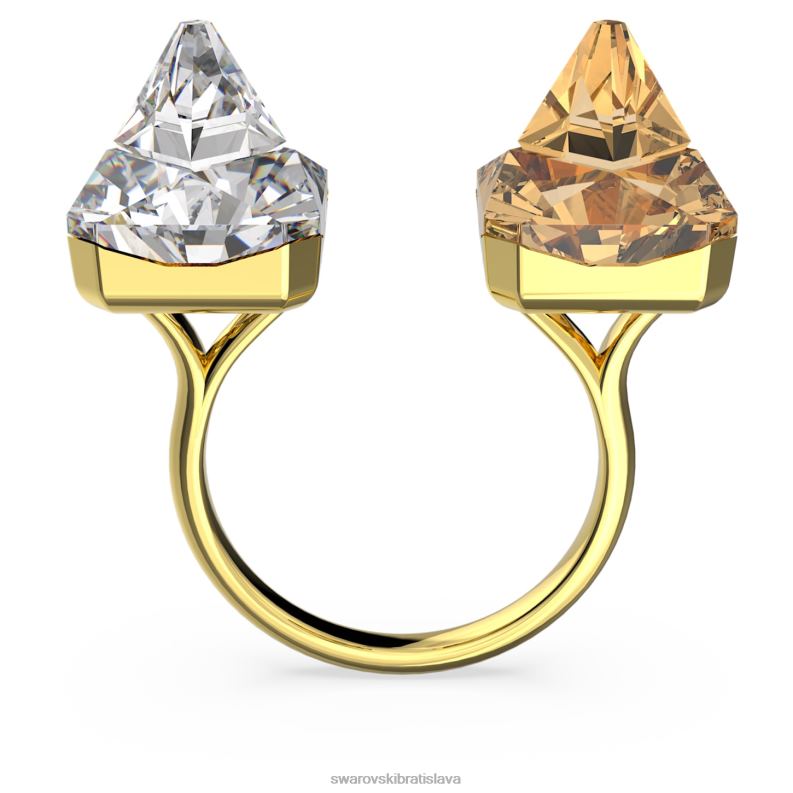 ortyx otvorený krúžok pyramídový výbrus, žltý, pozlátený B8ZNT1065 Swarovski šperky - Image 5