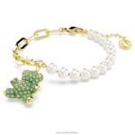 plyšový náramok medveď, viacfarebný, pozlátený B8ZNT455 Swarovski šperky - Image 3