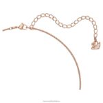 plyšový prívesok medvedí, ružové, pozlátené ružovým zlatom B8ZNT176 Swarovski šperky - Image 3