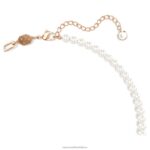 plyšový prívesok medvedí, ružové, pozlátené ružovým zlatom B8ZNT273 Swarovski šperky - Image 4