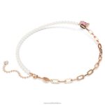 plyšový prívesok medvedí, ružové, pozlátené ružovým zlatom B8ZNT273 Swarovski šperky - Image 5