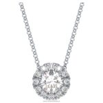 podpisový prívesok 14k biele zlato B8ZNT302 Swarovski šperky