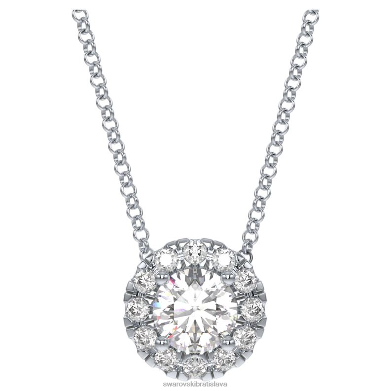 podpisovy_privesok_14k_biele_zlato_b8znt302_swarovski_sperky.jpg podpisový prívesok 14k biele zlato B8ZNT302 Swarovski šperky - Image 1