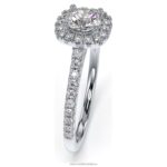 podpisový prsteň 14k biele zlato B8ZNT988 Swarovski šperky - Image 4