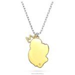 popový prívesok labuť labuť, ružová, rhodiovaná B8ZNT268 Swarovski šperky - Image 4