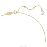 popový prívesok labuť labuť, zelená, pozlátená B8ZNT313 Swarovski šperky - Image 3
