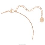 pôvodne prívesok biele, pozlátené ružovým zlatom B8ZNT271 Swarovski šperky - Image 3
