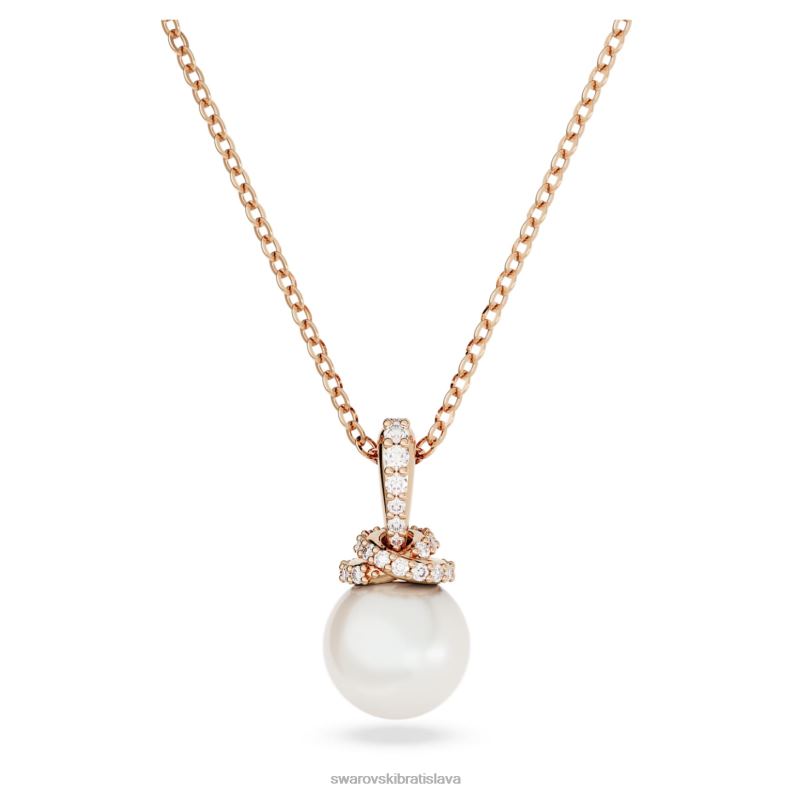 povodne_privesok_biele_pozlatene_ruzovym_zlatom_b8znt271_swarovski_sperky.jpg pôvodne prívesok biele, pozlátené ružovým zlatom B8ZNT271 Swarovski šperky - Image 1
