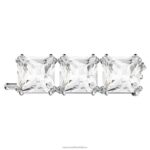 predlžovač tisícročí hranatý rez, biela, rhodiovaná B8ZNT1117 Swarovski šperky