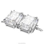 predlžovač tisícročí osemhranný výbrus, biely, rhodiovaný B8ZNT1134 Swarovski šperky - Image 2