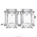 predlžovač tisícročí osemhranný výbrus, biely, rhodiovaný B8ZNT1134 Swarovski šperky