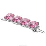 predlžovač tisícročí osemhranný výbrus, ružový, rhodiovaný B8ZNT1114 Swarovski šperky - Image 2