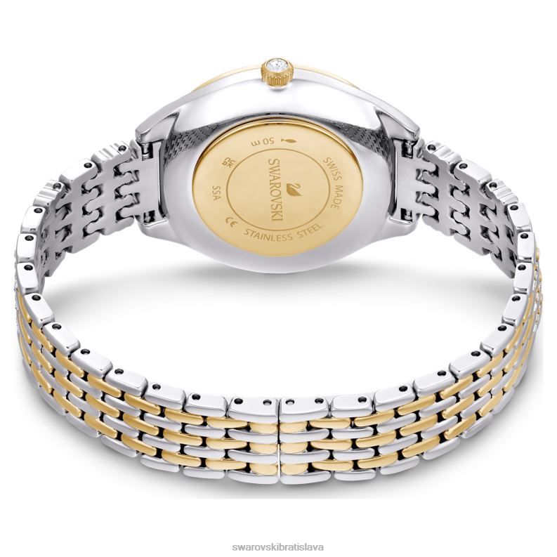 prilákať hodinky švajčiarsky vyrobený, pave, kovový náramok, čierny, povrchová úprava zmiešaný kov B8ZNT1137 Swarovski príslušenstvo - Image 3