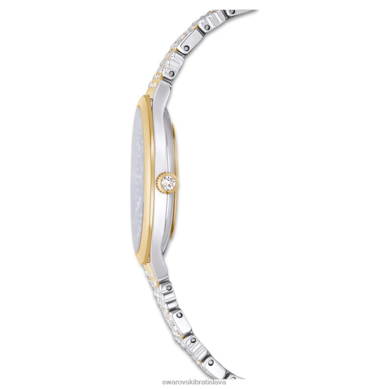 prilákať hodinky švajčiarsky vyrobený, pave, kovový náramok, čierny, povrchová úprava zmiešaný kov B8ZNT1137 Swarovski príslušenstvo - Image 7