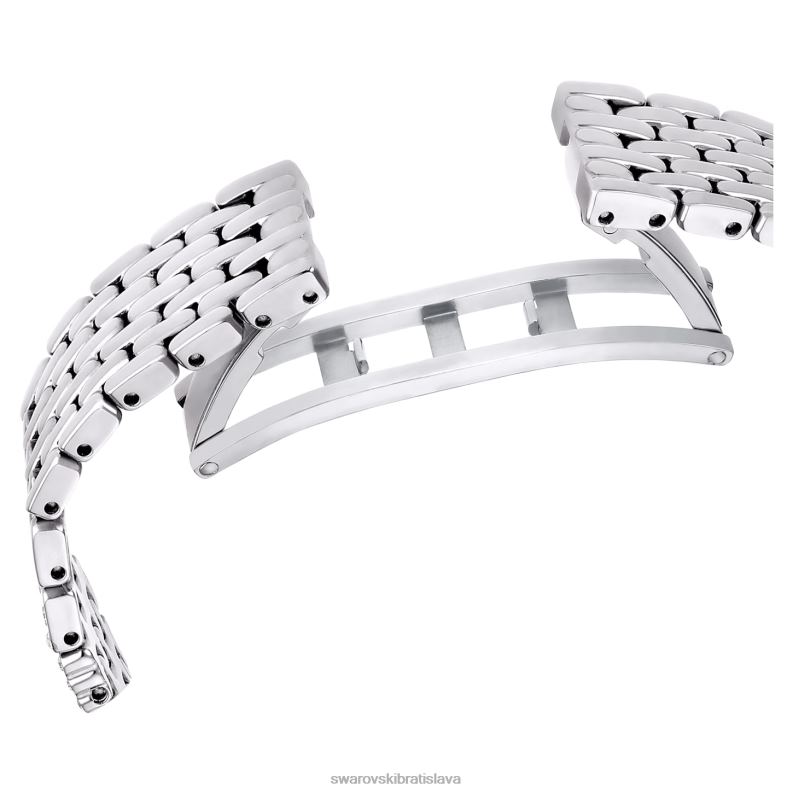 prilákať hodinky swis made, full pave, kovový náramok, strieborný tón, nerez B8ZNT1223 Swarovski príslušenstvo - Image 8
