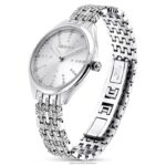 prilákať hodinky swis made, pave, kovový náramok, strieborný tón, nerez B8ZNT1224 Swarovski príslušenstvo - Image 3