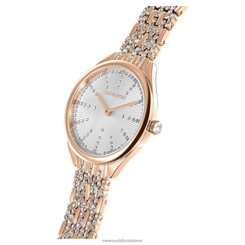 prilákať hodinky swiss made, pave, kovový náramok, tón ružového zlata, povrchová úprava v tóne ružového zlata B8ZNT1169 Swarovski príslušenstvo - Image 5