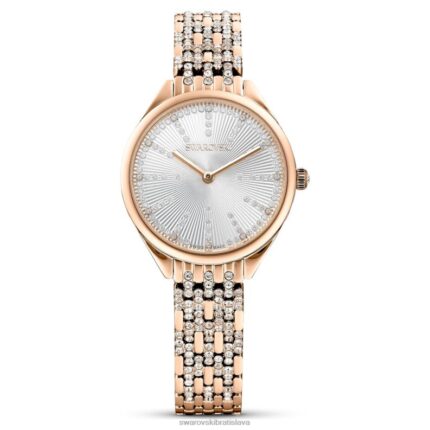 prilákať hodinky swiss made, pave, kovový náramok, tón ružového zlata, povrchová úprava v tóne ružového zlata B8ZNT1169 Swarovski príslušenstvo