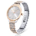 prilákať hodinky swiss made, pave, kovový náramok, tón ružového zlata, povrchová úprava zmiešaný kov B8ZNT1182 Swarovski príslušenstvo - Image 3