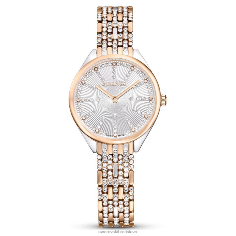 prilakat_hodinky_swiss_made_pave_kovovy_naramok_ton_ruzoveho_zlata_povrchova_uprava_zmiesany_kov_b8znt1182_swarovski_prislusenstvo.jpg prilákať hodinky swiss made, pave, kovový náramok, tón ružového zlata, povrchová úprava zmiešaný kov B8ZNT1182 Swarovski príslušenstvo - Image 1