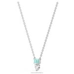 prilákať set zmiešané rezy, modrá, rhodiované B8ZNT414 Swarovski šperky - Image 3