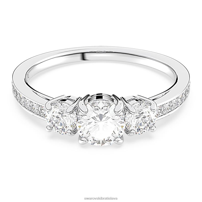 prilakat_trilogiu_prsten_okruhly_vybrus_biely_rhodiovany_b8znt977_swarovski_sperky.jpg prilákať trilógiu prsteň okrúhly výbrus, biely, rhodiovaný B8ZNT977 Swarovski šperky - Image 1