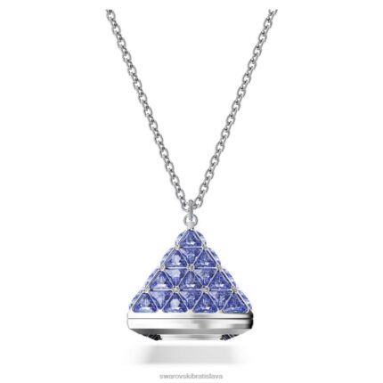 príveskové hodinky trojuholníkový výbrus, modrá, nerez B8ZNT230 Swarovski šperky