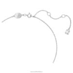 prívesok constella kruhový rez, dlažba, biela, rhodiovaná B8ZNT187 Swarovski šperky - Image 3