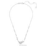 prívesok gema zmiešané rezy, kvet, biela, rhodiované B8ZNT194 Swarovski šperky - Image 3