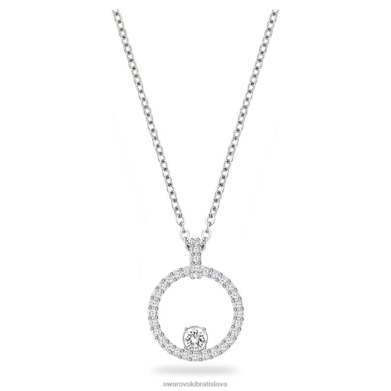 privesok_kreativity_biela_rhodiovana_b8znt180_swarovski_sperky.jpg prívesok kreativity biela, rhodiovaná B8ZNT180 Swarovski šperky - Image 1