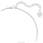 prívesok signum labuť, biela, rhodiovaná B8ZNT296 Swarovski šperky - Image 3