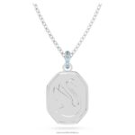 prívesok signum labuť, modrá, rhodiovaná B8ZNT286 Swarovski šperky - Image 3