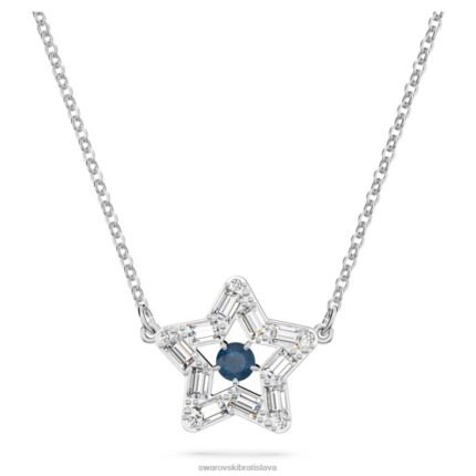 prívesok stella zmiešané strihy, hviezdicové, modré, rhodiované B8ZNT300 Swarovski šperky