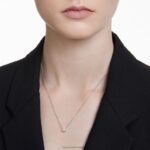 prívesok večnosti 14k biele zlato B8ZNT221 Swarovski šperky - Image 2