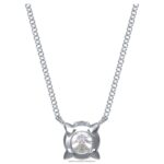 prívesok večnosti 14k biele zlato B8ZNT303 Swarovski šperky - Image 4