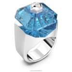 prsteň numina štvorcový rez, modrá, rhodiovaná B8ZNT1090 Swarovski šperky - Image 3