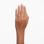 prsteň večnosti 14k biele zlato B8ZNT990 Swarovski šperky - Image 2